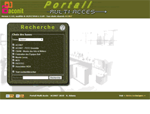 Tablet Screenshot of portail.aconit.org